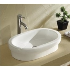 Santini Chelsea Oval Semi Inset Vanity Basin NTH