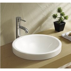 Santini Mayfair Round Semi Inset Vanity Basin NTH 