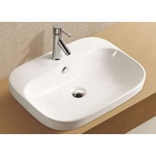 Santini Monaco Semi Inset Vanity Basin 1TH