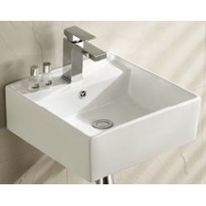 Santini Nova Square Wall Basin 1TH 